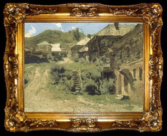 framed  Levitan, Isaak Angle in Pljob, ta009-2